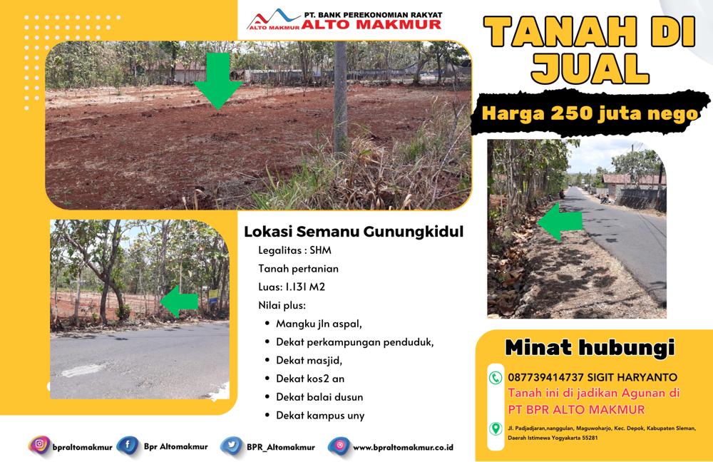 AGUNAN DI JUAL - BPR Alto Makmur